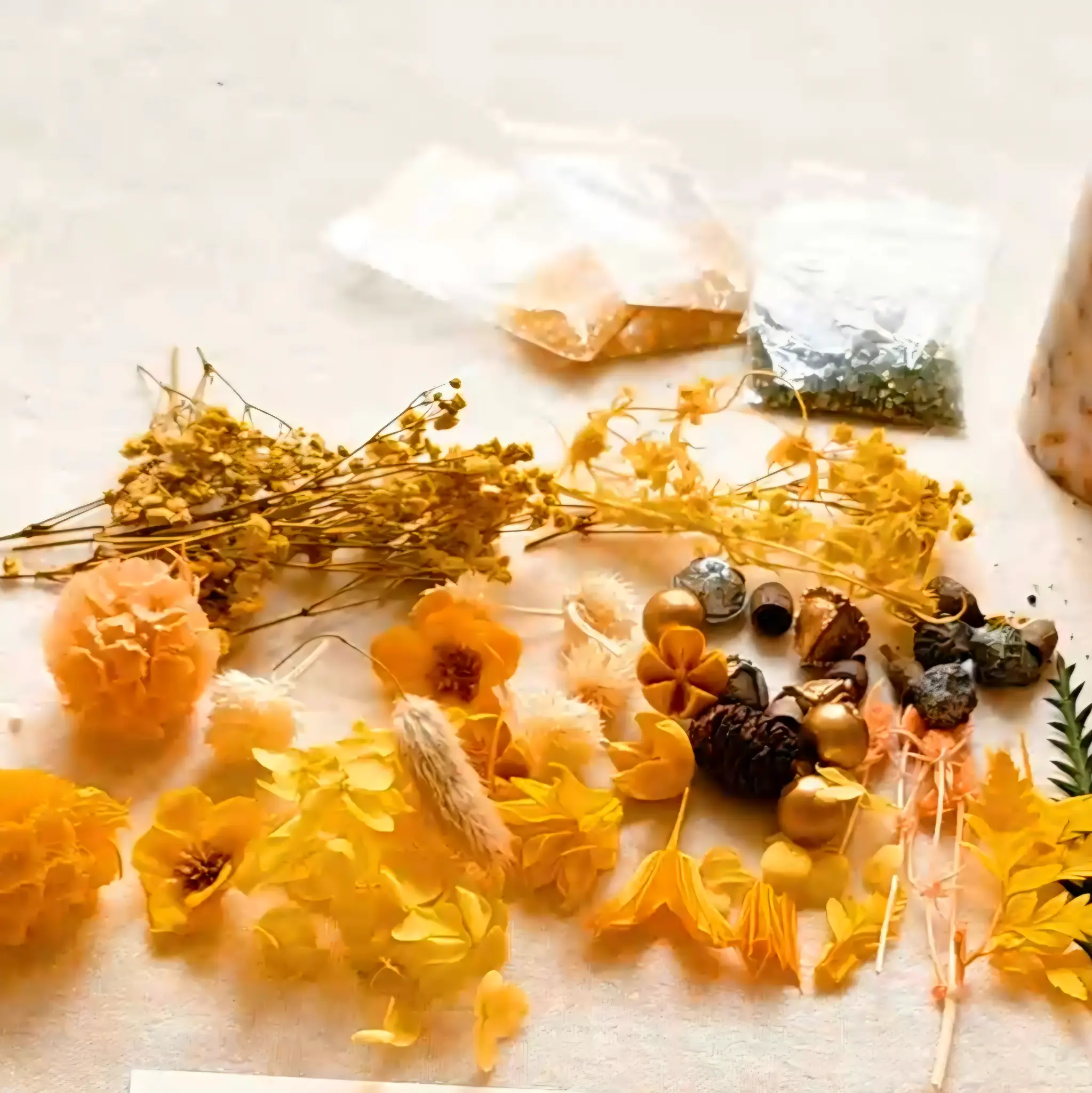 Lay out your flowers & tools