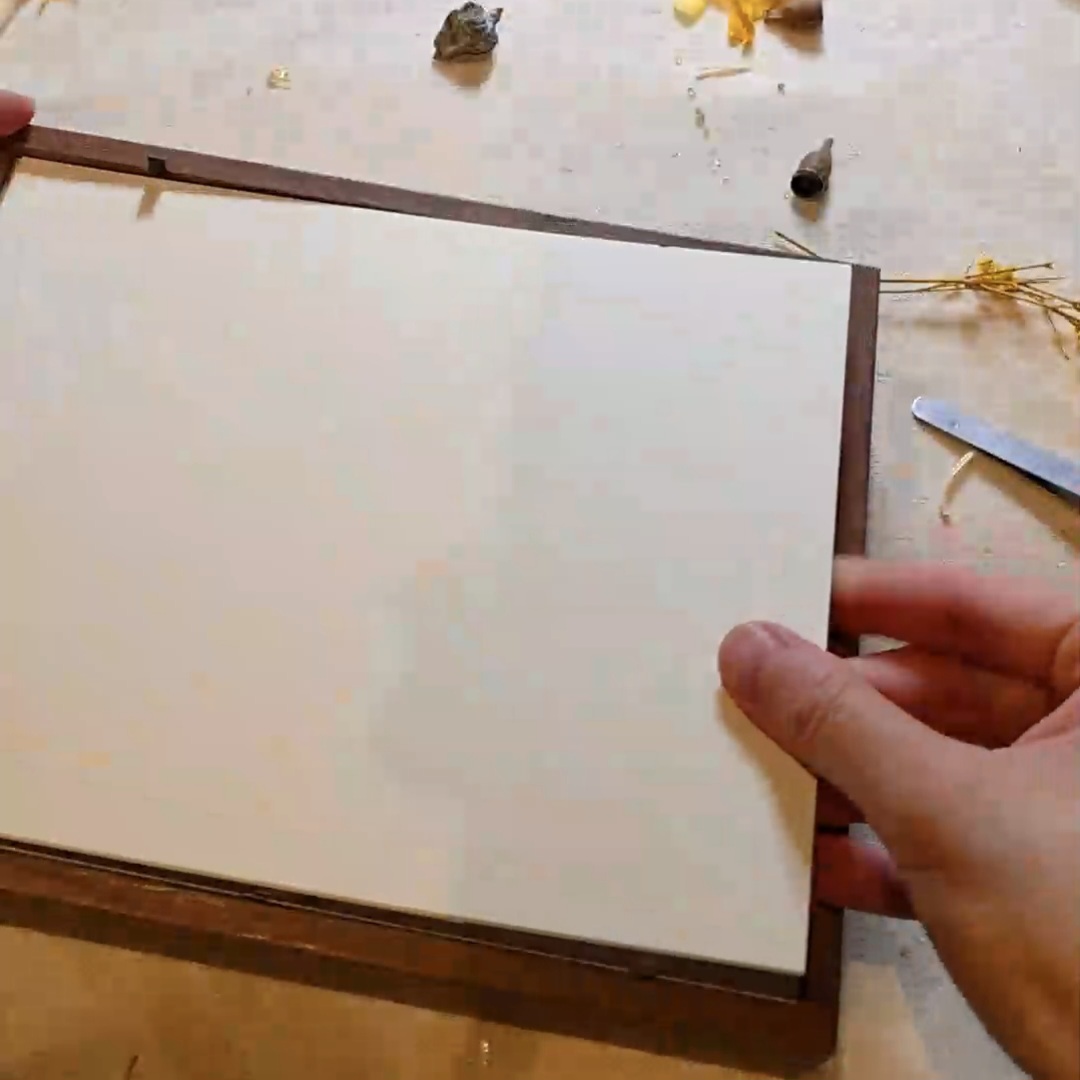 Let it dry & frame it