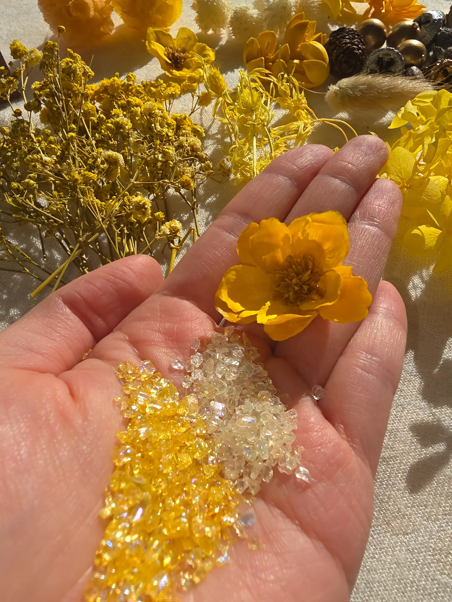 Golden Hour Butterfly — Crystal Frame DIY Kit view 6