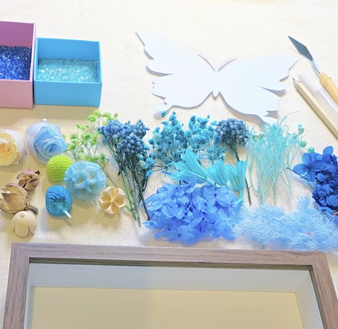 Lay out your flowers & tools