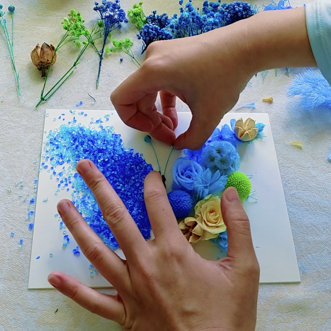 Place your flowers