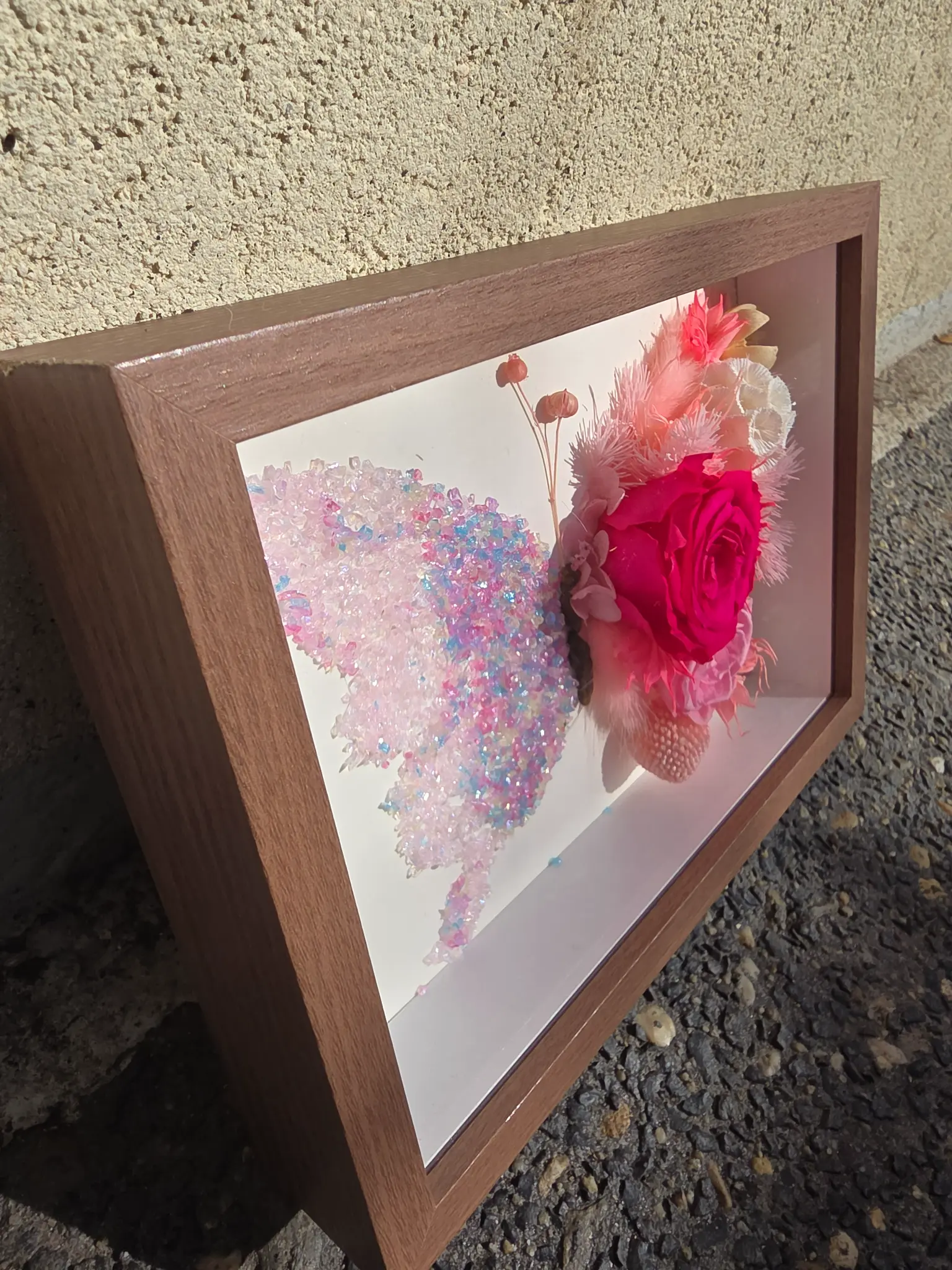 Raspberry Bloom Butterfly Frame Kit view 2